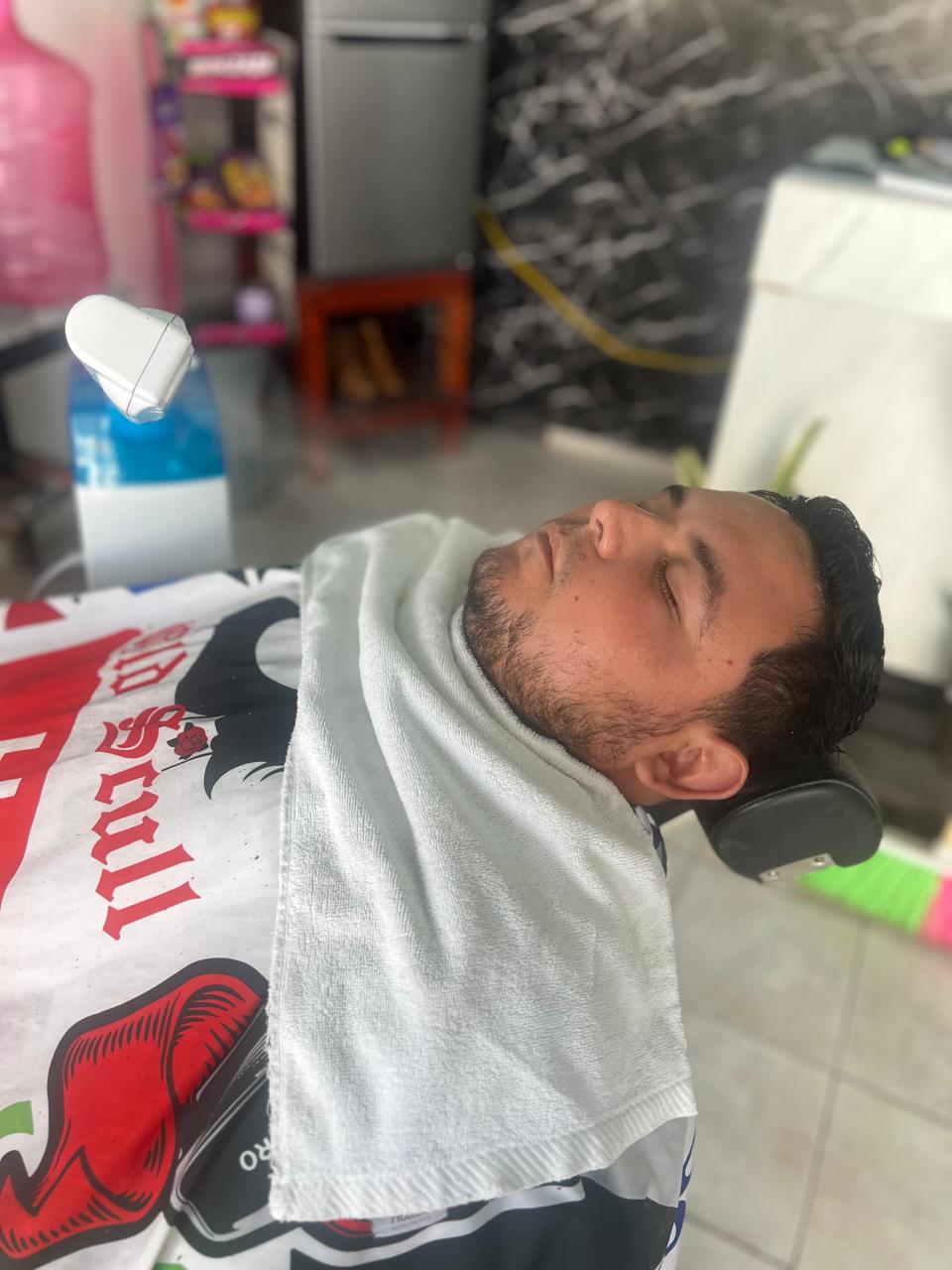 Preparación para servicio facial